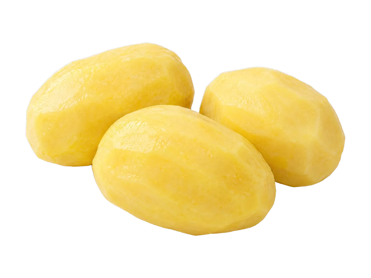 Whole peeled potatoes
